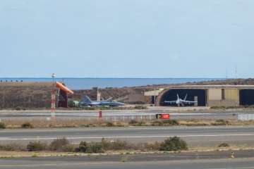  Gando congrega a 65 aficionados a la fotografía aeronáutica (Foto Antonio Rico)